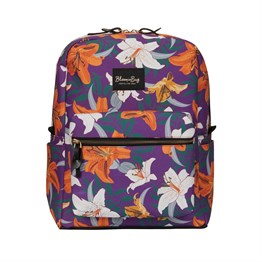 Lilies Garden BackPack 13-14 inch Sırt Laptop / Macbook ÇantasıSırt Çantaları