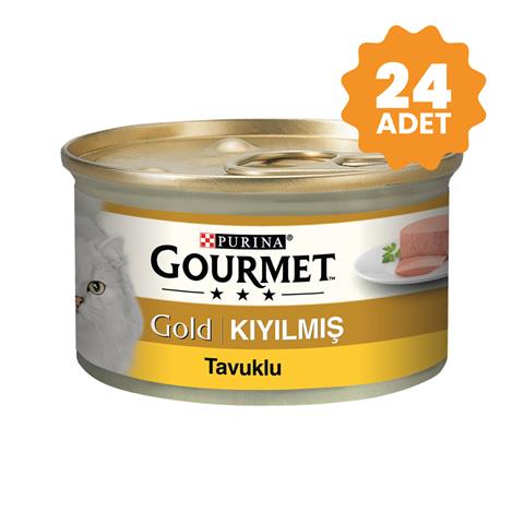 Gourmet Gold Kıyılmış Tavuklu Kedi Konservesi 24x85gr