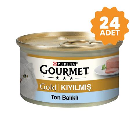 Gourmet Gold Kıyılmış Ton Balıklı Kedi Konservesi 24x85gr
