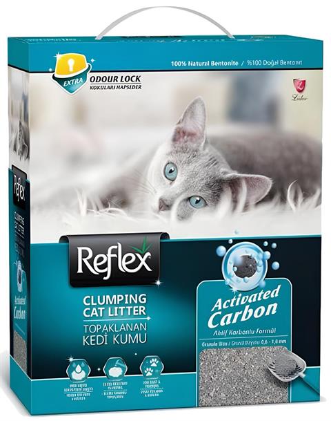 Reflex Aktif Karbonlu Süper Hızlı Topaklanan Kedi Kumu 10 Lt