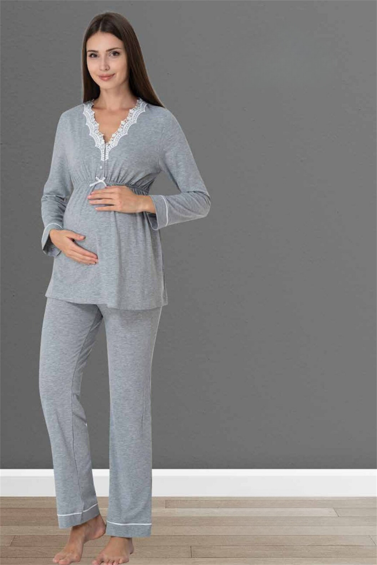 Zene Gri Lohusa Pijama