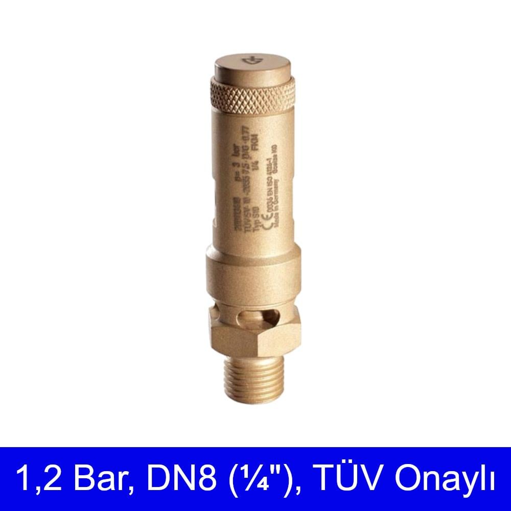 Goetze 810SGKDN8 Yakıt Pompaları İçin Basınç Emniyet Valfi - 1,2 Bar