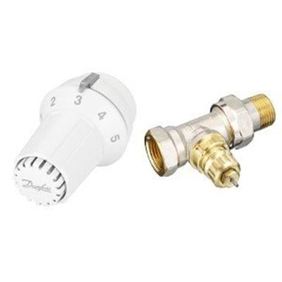 1/2'' Düz Tip Termostatik Radyatör Vana Takımı | 013G5016+013G0004
