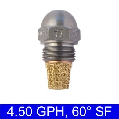 Fluidics 4.50 GPH 60° SF Brülör Memesi – ön püskürtme ucu görünümü