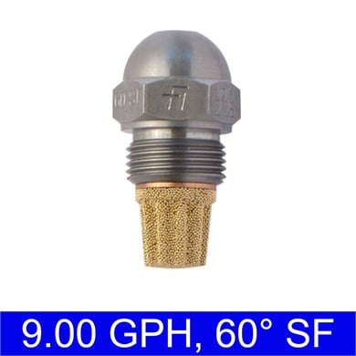 Fluidics 9.00 GPH 60° SF Brülör Memesi – ön püskürtme ucu görünümü