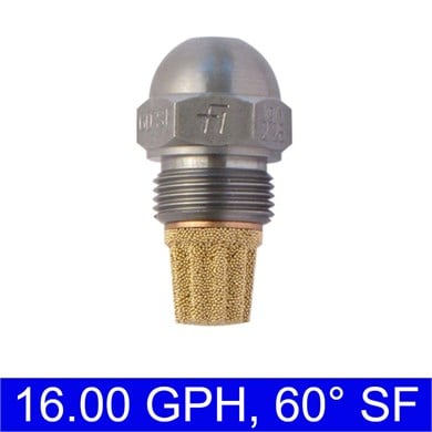 Fluidics 16.00 GPH 60° SF Brülör Memesi – ön püskürtme ucu görünümü