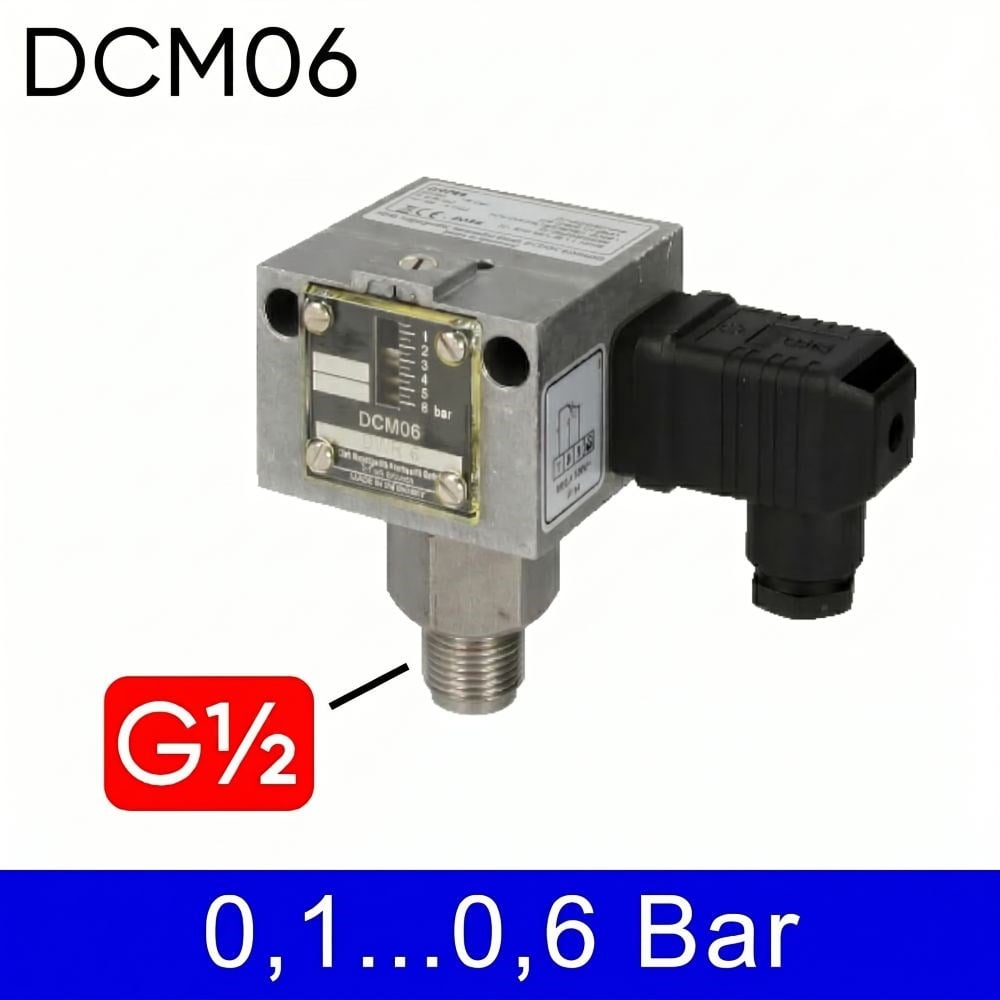 Honeywell Fema DCM06 Alçak Basınç Şalteri 0,1...0,6 Bar – ön görünüm