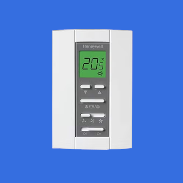 Honeywell TB7980A1006 ZonePRO modülasyonlu VAV termostat – ön panel ve LCD ekran