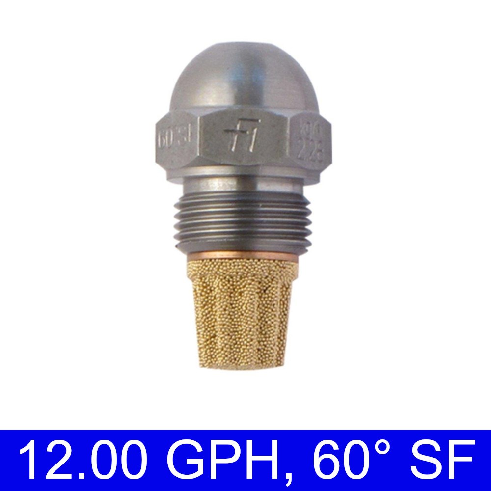 Fluidics 12.00 GPH 60° SF Brülör Memesi – ön püskürtme ucu görünümü