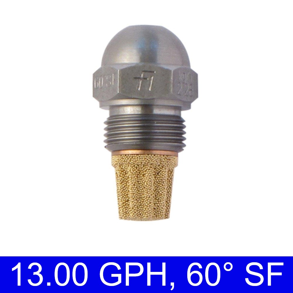 Fluidics 13.00 GPH 60° SF Brülör Memesi – ön püskürtme ucu görünümü