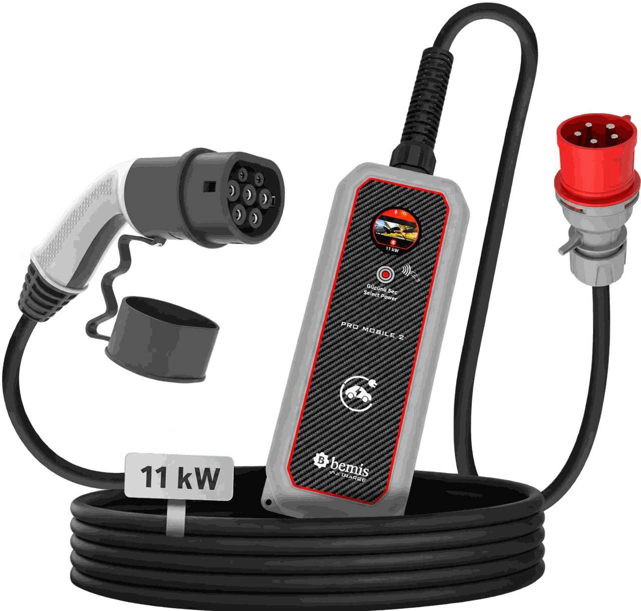 BEMIS Pro Mobile 2 11 kW taşınabilir şarj cihazı