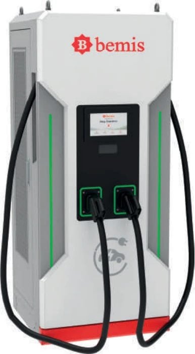 BEMIS 200 kW · Çift soket DC hızlı şarj istasyonu BEVDCC-4721-0005