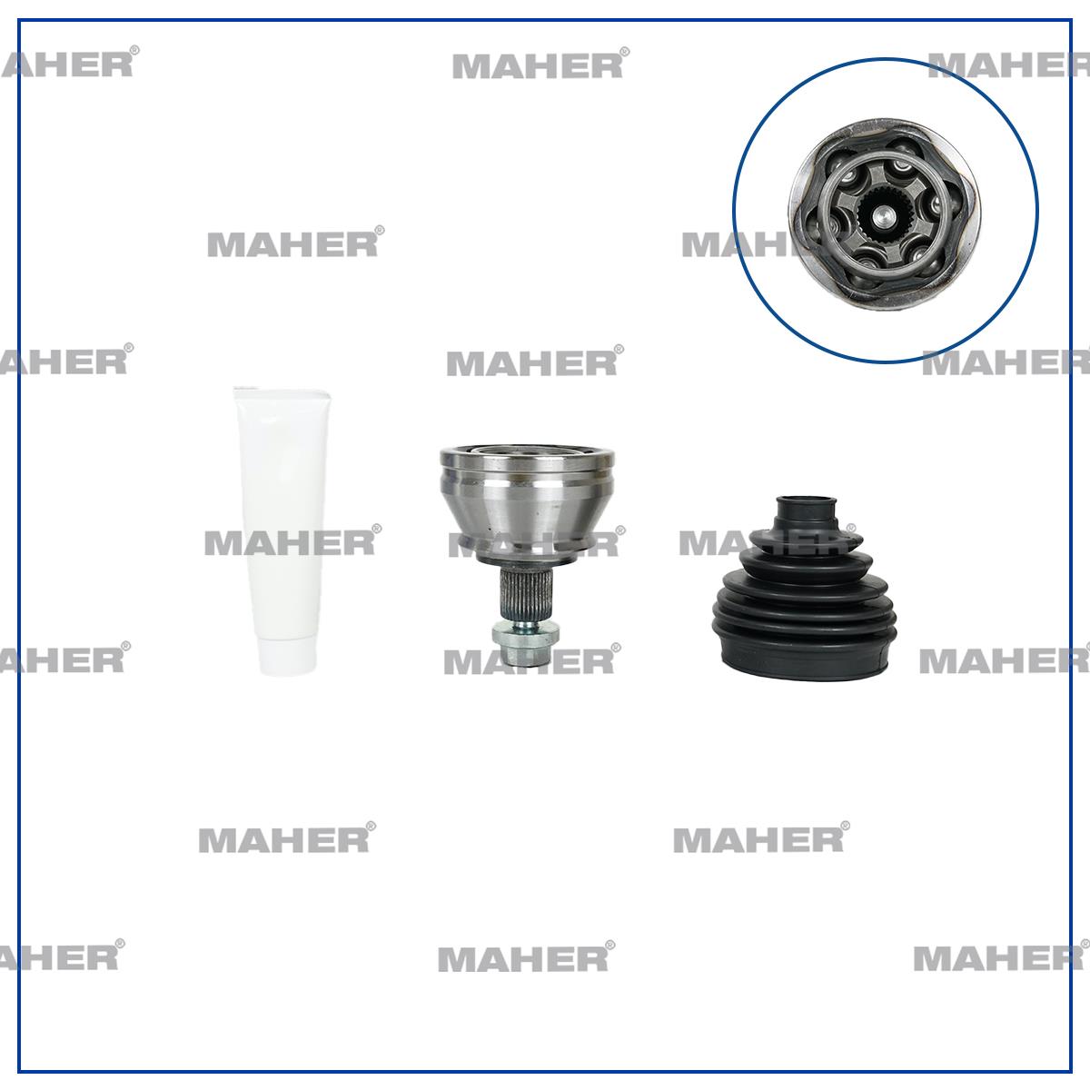 AKS KAFASI DIŞ A6 04-11 / BLB-BRE 2.0 TDİ 38X27X60X97