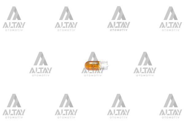 AMPÜL ECO 12V BÜYÜK DİPSİZ 5W / WY5W GÖSTERGE AMPÜLÜ DİPSİZ SARI T10