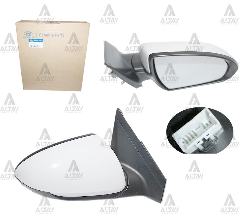 AYNA DIŞ DİKİZ ELANTRA 16-18 ELEKTRİKLİ ISITMALI SAĞ