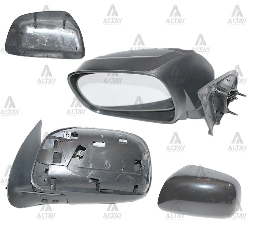 AYNA DIŞ DİKİZ HILUX 06-11 MANUEL SİYAH SOL
