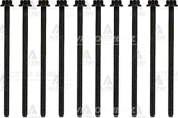 CİVATA SİLİNDİR KAPAK SAPLAMA POLO / JETTA / LEON 10= CBZA-CBZB-CBZC 1.2 TSİ (TK 10 AD) 168 mm
