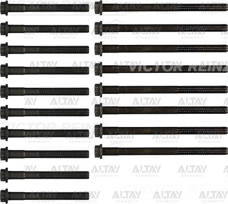 CİVATA SİLİNDİR KAPAK SAPLAMA TAKIM AVENSIS 03-10 2.0 D4D