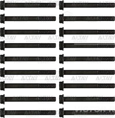 CİVATA SİLİNDİR KAPAK SAPLAMA TAKIM PICKUP D-21 90-97 TD25 / TD27 / D22 98-02 / TERRANO 89-02 (18 ADET TAKIM)