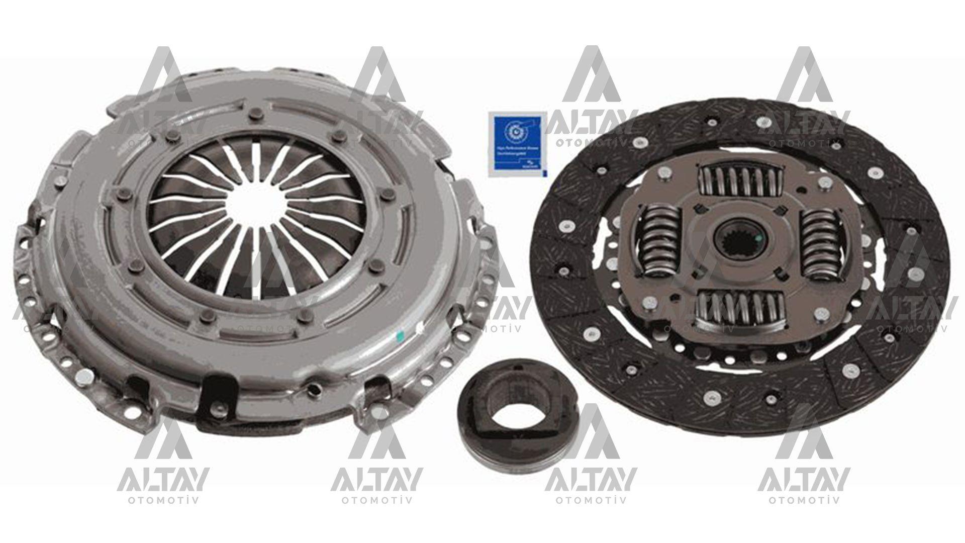 DEBRİYAJ SETİ  207  / 307 / 308 / PARTNER TEPEE 07=1.6 HDİ