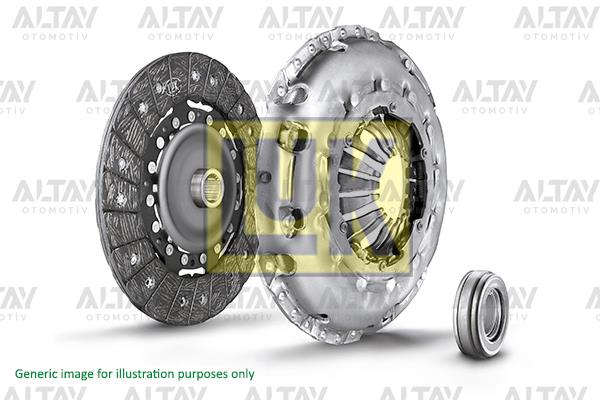 DEBRİYAJ SETİ 3008 / 5008 / PARTNER /  EXPERT 4 / RIFTER / BERLINGO  / C4  / C5 JUMPY  / SPACETOURER/ GRANDLAND / GRANDLAND X (A18, P1UO) 1.5 Turbo D (75) 1.5/1.6 HDI 14=