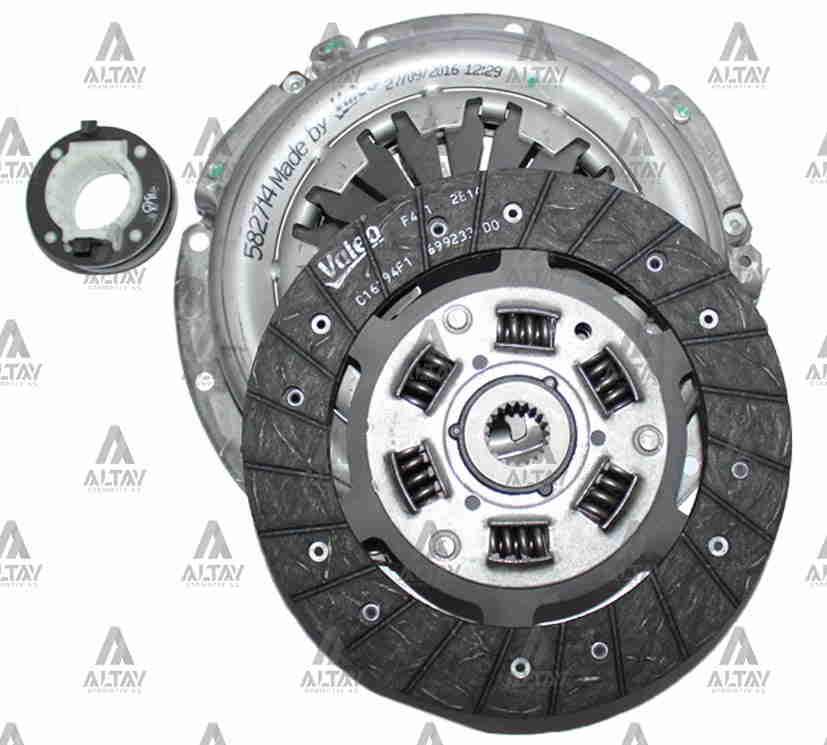DEBRİYAJ SETİ ACCENT  95-00 1.5 / ACCENT 03-06 ADMIRE 1.3 / GETZ 03-05 1.3 (VALEO RULMANLI)