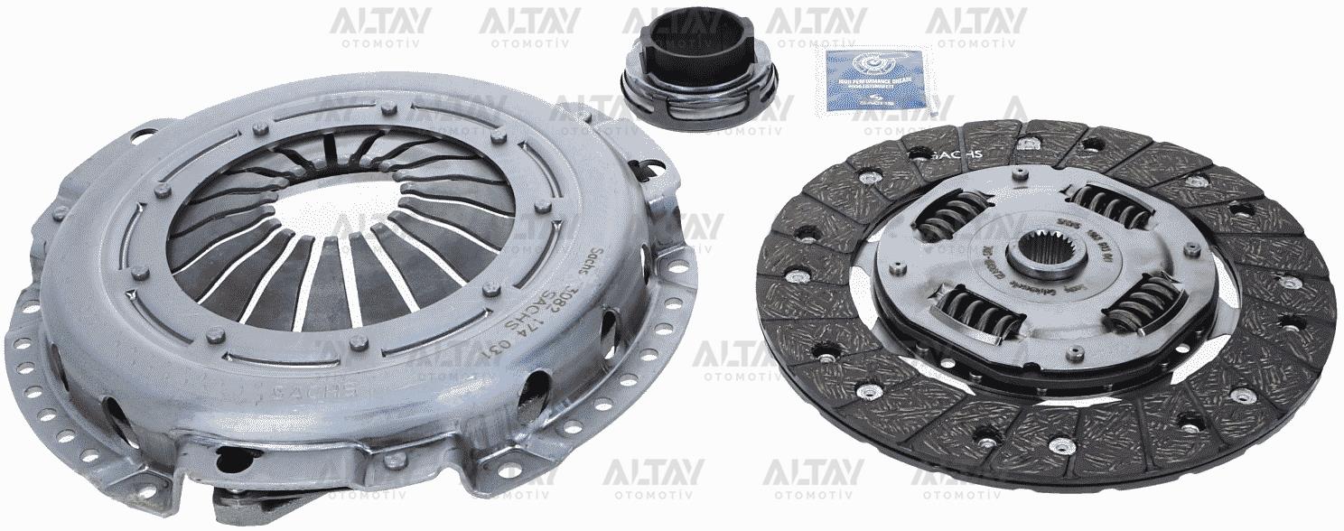 DEBRİYAJ SETİ (ALÇAK BASKI) VECTRA A / ASTRA F / ASCONA / KADETT  C20NE-C18NZ-18SV