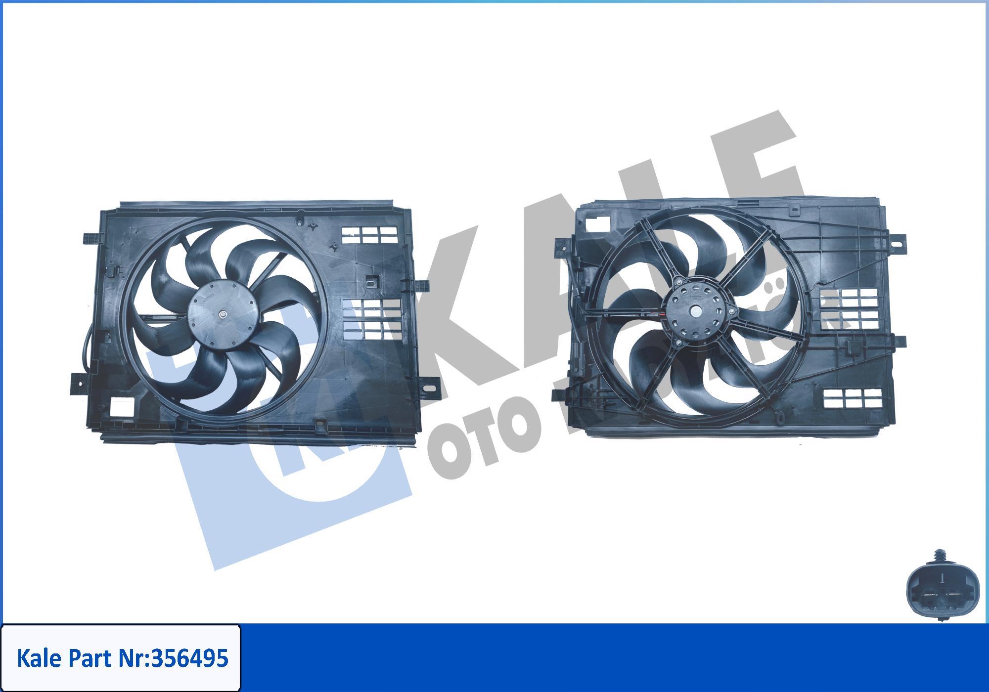 FAN RADYATÖR BERLINGO VP  K9 / C5 AIRCROSS C84 / JUMPY / 3008 / 308 16= 508 / PARTNER 18=TRAVELLER 1.5-1.6-2.0 BLUEHDI 16=