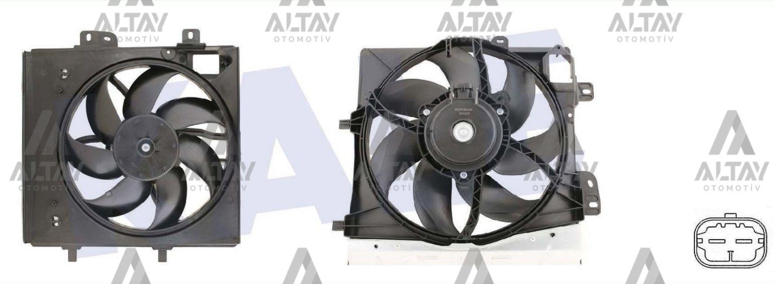 FAN RADYATÖR C-ELYSEE 12= / 301 12= / 207 06-12 / 208 12= / C3 02-09 / C3 II 09-16 / 1.6 HDI-1.4 HDI-1.6-1.4-1.2 VTI-1.4 VTI-1.6 VTI DAVLUMBAZLI 100 WATT
