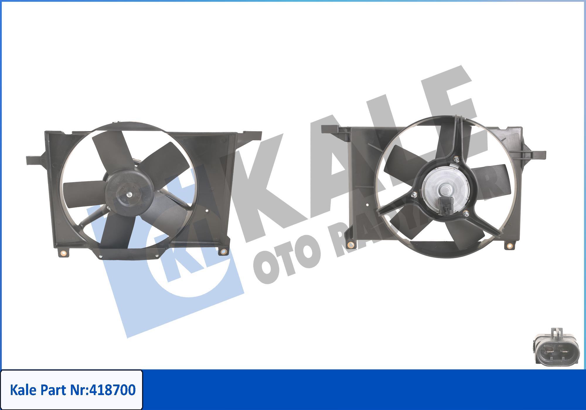 FAN RADYATÖR COMBO B 94-01 / CORSA B 93-00 / TIGRA A 94-00 / 1.2-1.4-1.5 D-1.6