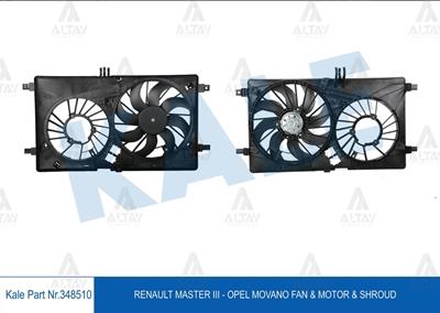 FAN RADYATÖR MASTER III 10= / 2.3 DCI DAVLUMBAZLI