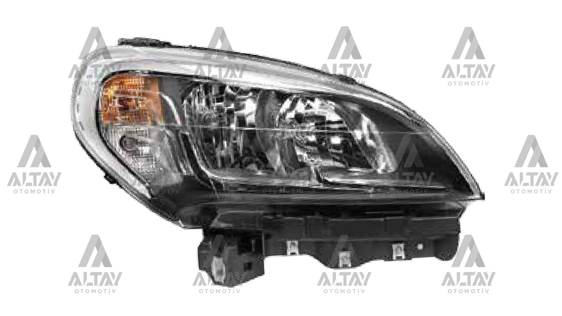 FAR DOBLO 15= MOTORLU KROM ÇERÇEVELİ SAĞ