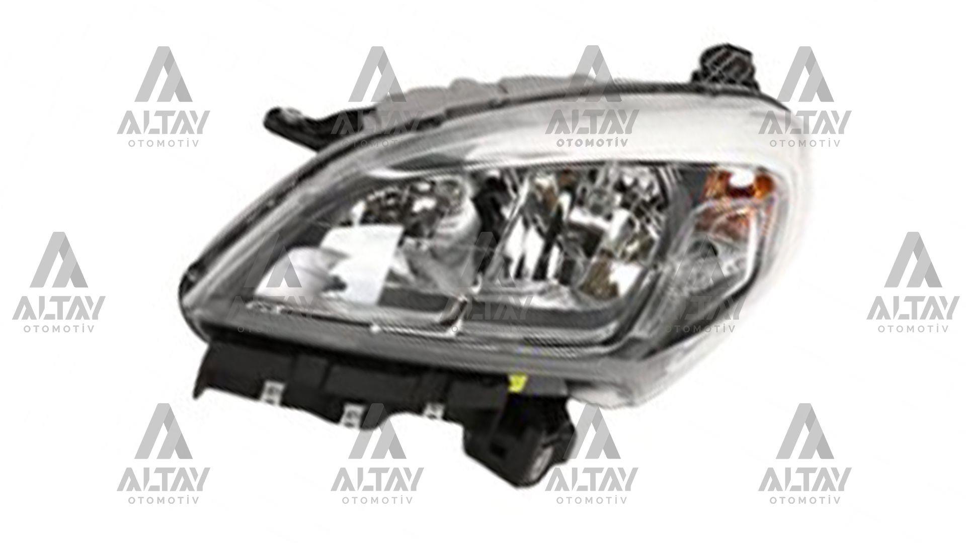 FAR DOBLO 15= MOTORLU KROM ÇERÇEVELİ SOL