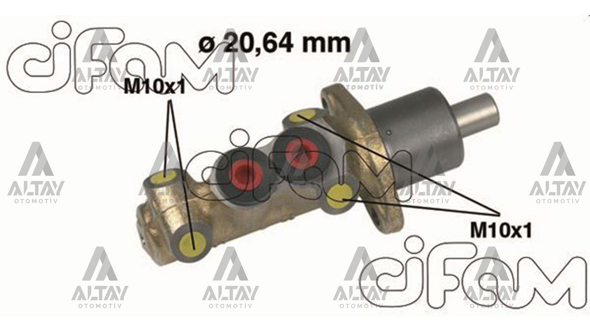 FREN ANA MERKEZ CLIO I 90-98 MEGANE I 96-03 / R19 88-01 BENDİX TİPİ DÖKÜM 20,64mm