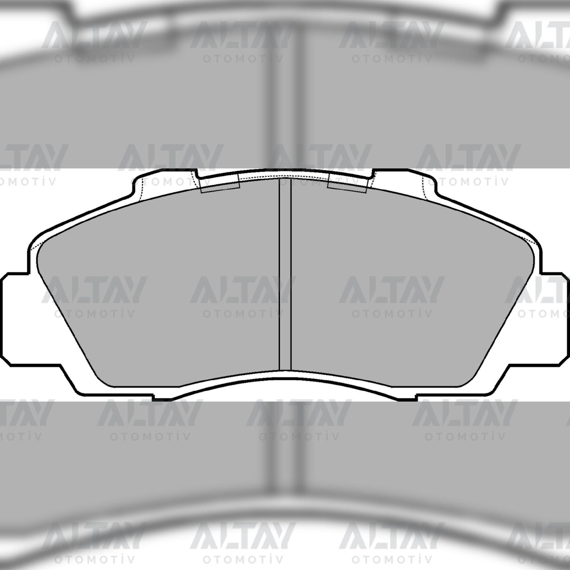 FREN BALATA ACCORD 97-02 / CRV 97-01 MT / HRV / PRELUDE ÖN