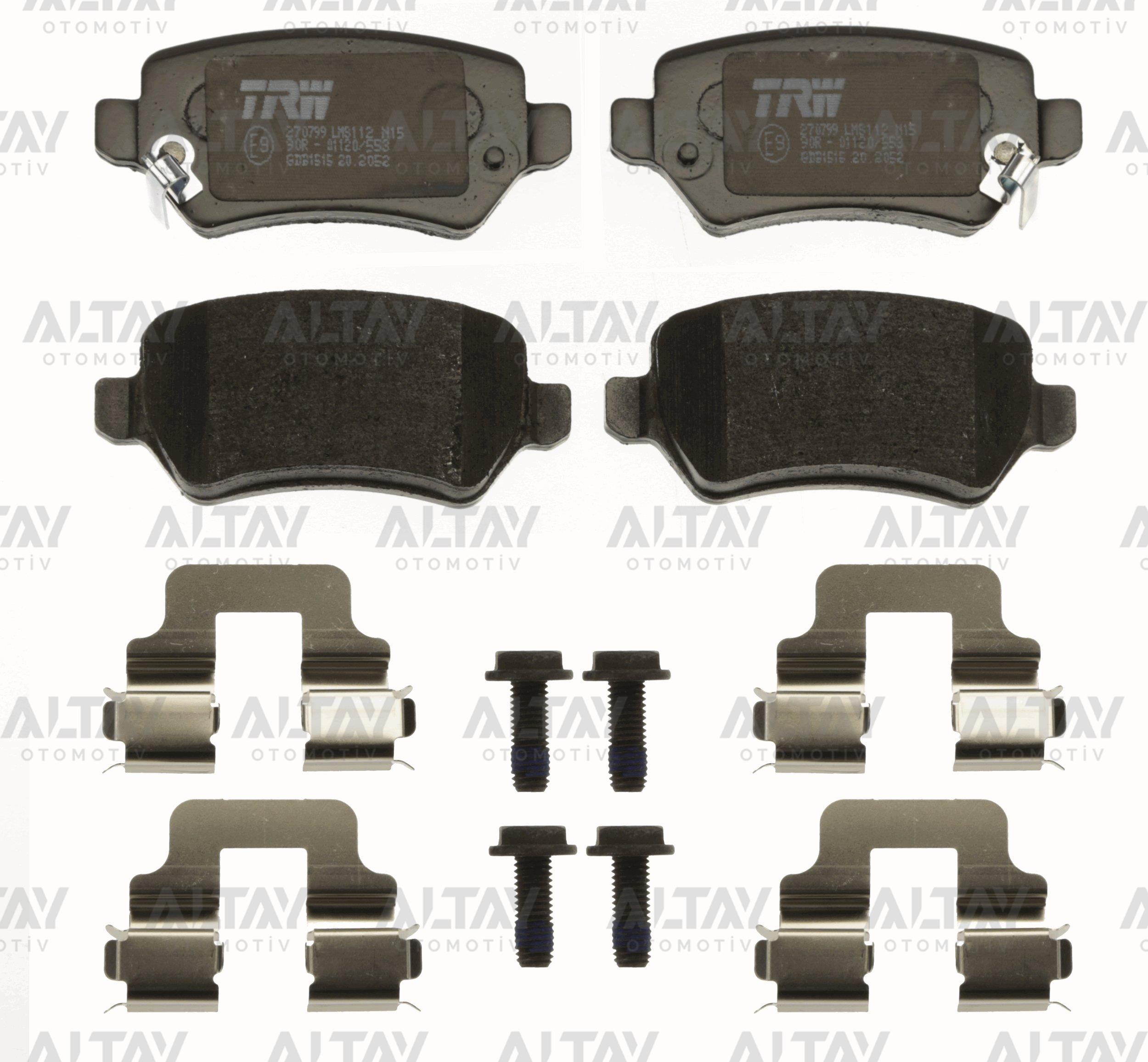 FREN BALATA ASTRA H 04-10 / MERIVA A 03-10 / ZAFIRA B 05-11 / ASTRA G 98-05 / CEED 12-18 / ARKA
