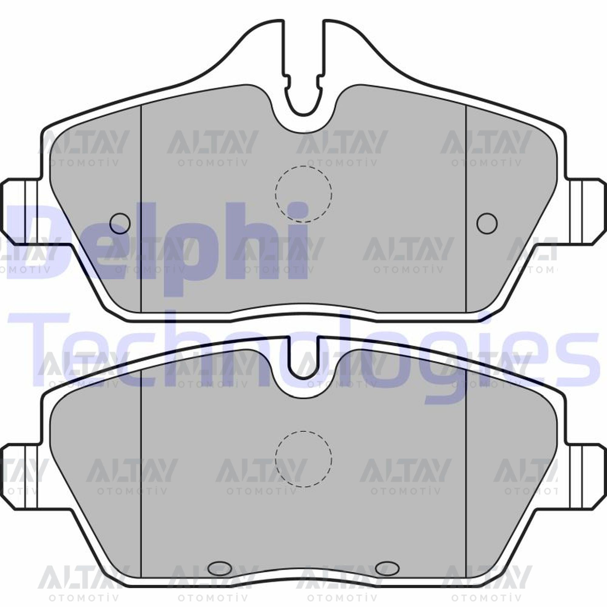 FREN BALATA BMW 3 SERİ 05-11 E90 / BMW 5 SERİ 10= F10 123,1mm ARKA
