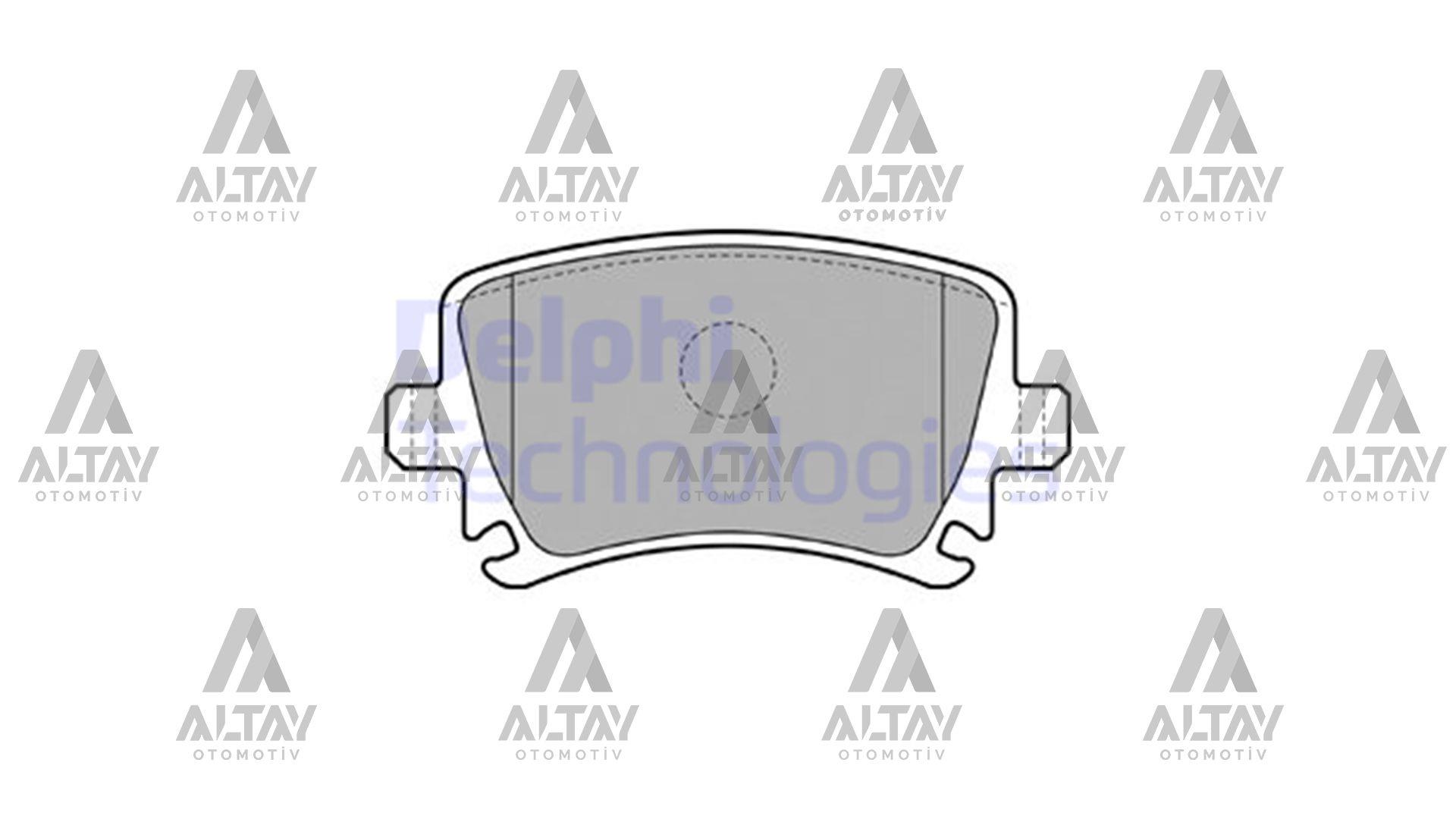 FREN BALATA CADDY III 04-15 / GOLF5 03-09 / JETTA III 05-10 / PASSAT 08-12 / PASSAT 05-08 ARKA