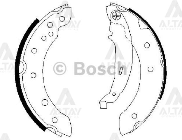 FREN BALATA CLIO II  98-09 / SYMBOL I 98-08 / LAGUNA I 93-02 / LOGAN 04-12 / SANDERO 08= PABUÇ ARKA