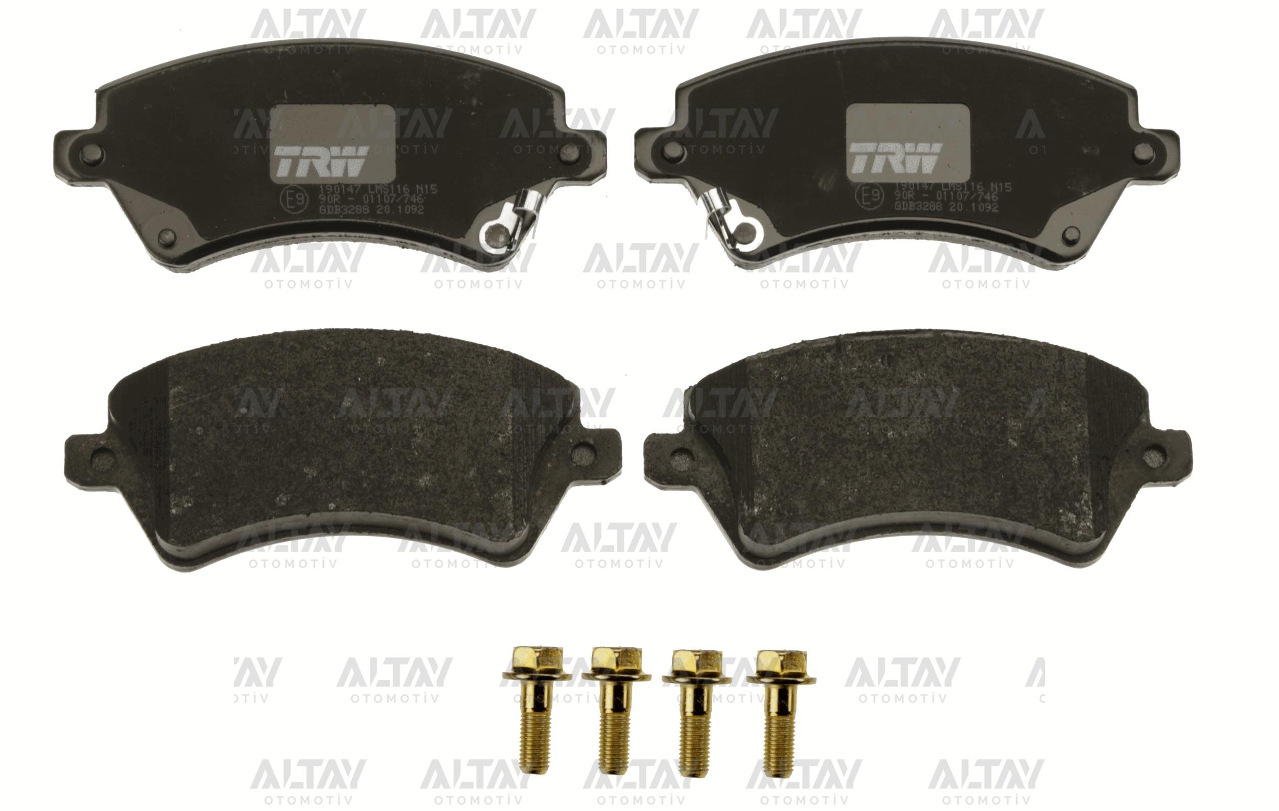 FREN BALATA COROLLA 02-06 ÖN