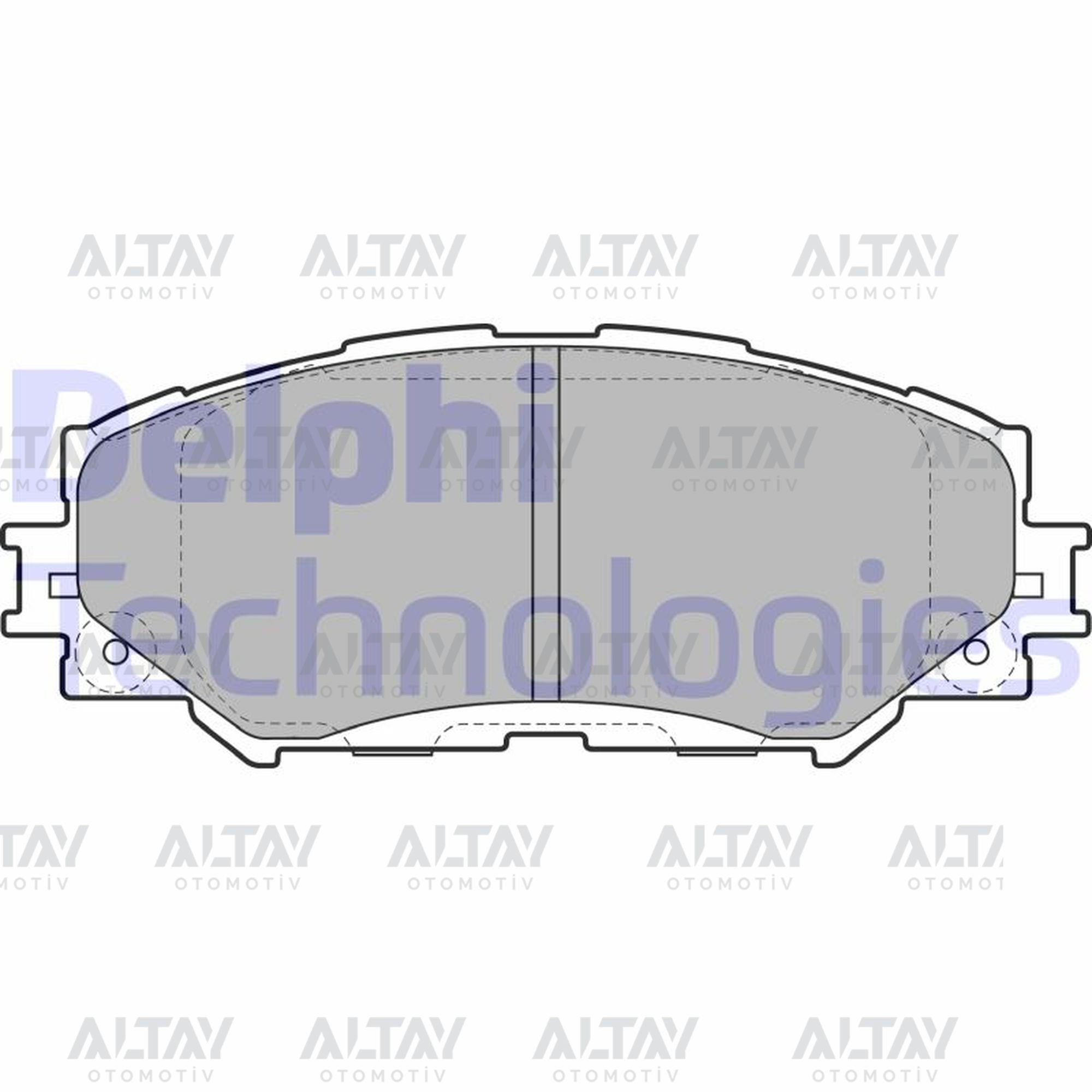 FREN BALATA COROLLA 06-19 BENZİNLİ / COROLLA 19= BENZİNLİ / AURIS 06= BENZİNLİ ÖN