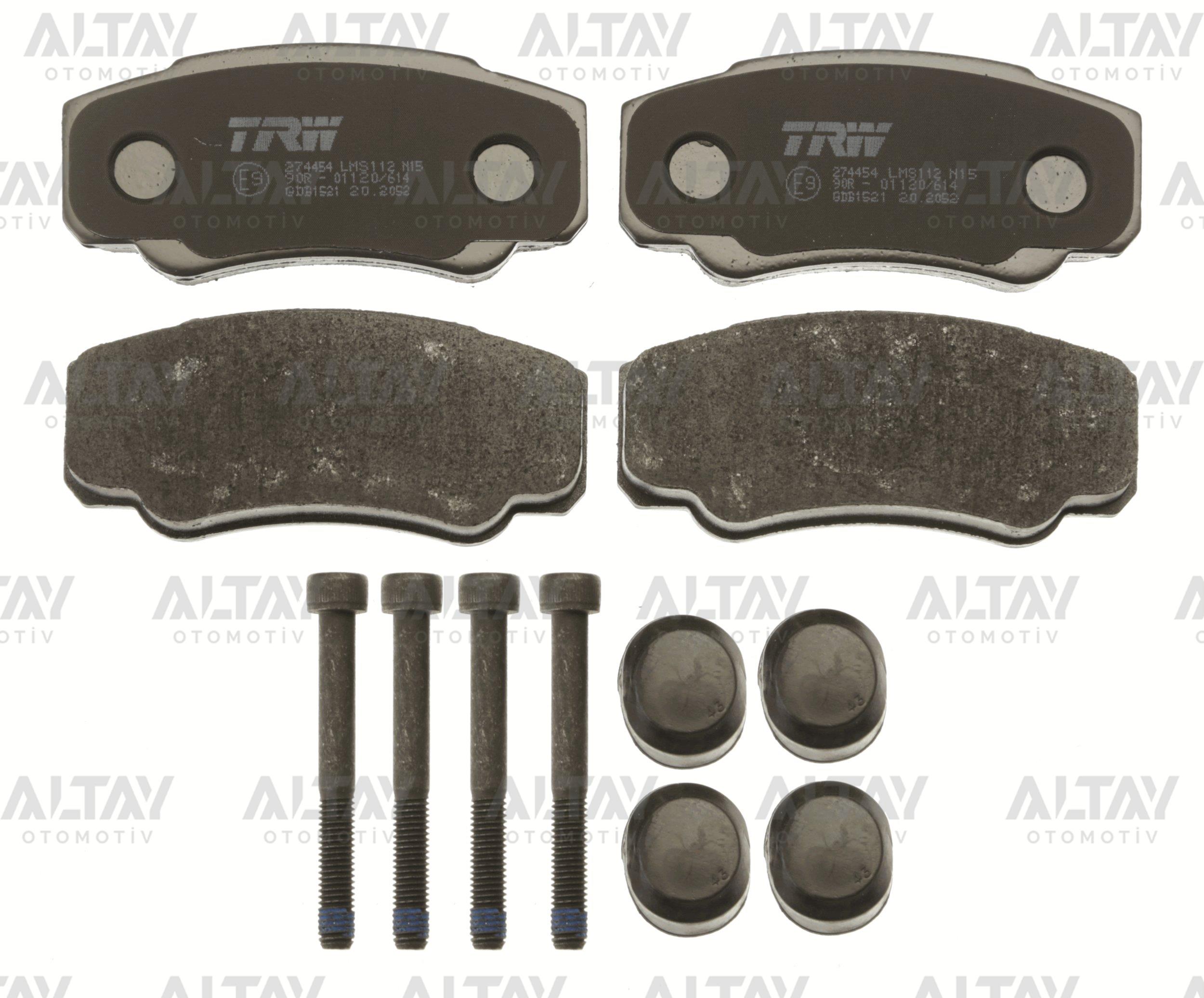 FREN BALATA DUCATO 02-06 / JUMPER II 02-06 / BOXER II 02-06 ARKA