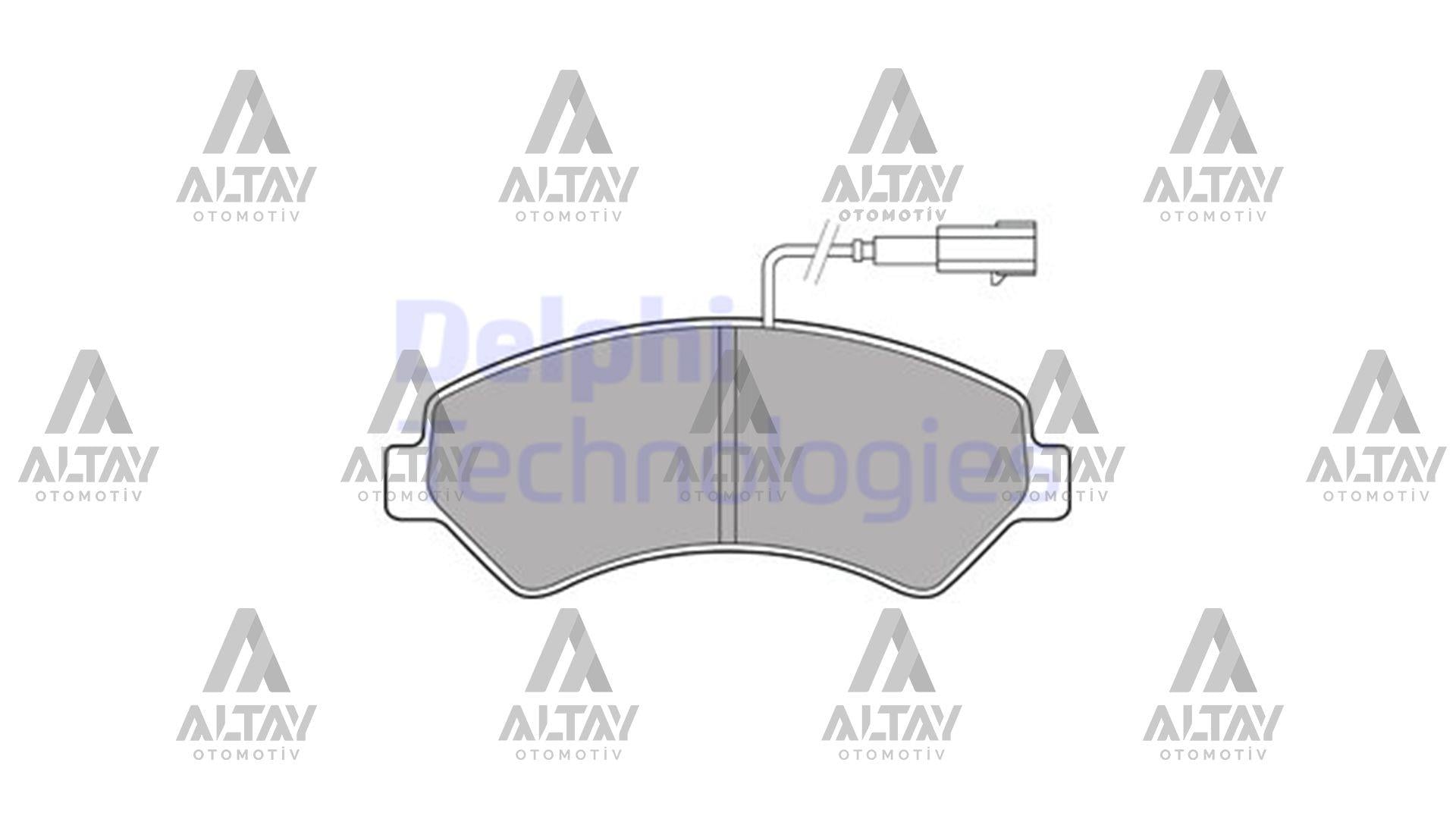 FREN BALATA DUCATO 06-20 / 20= / BOXER III 06-14 / JUMPER III 06-14 / JEST 12= (ÇİFT FİŞLİ) ÖN