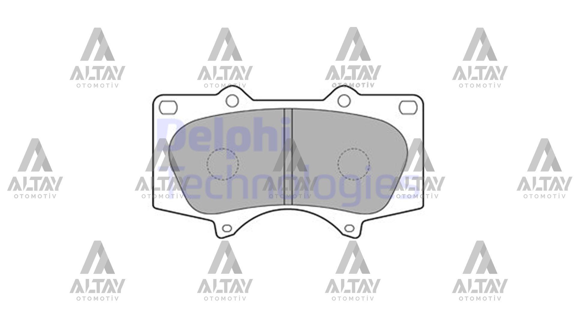 FREN BALATA HILUX REVO 15= / PAJERO 07= / HILUX 05-08 / LAND CRUISER 02-08 ÖN