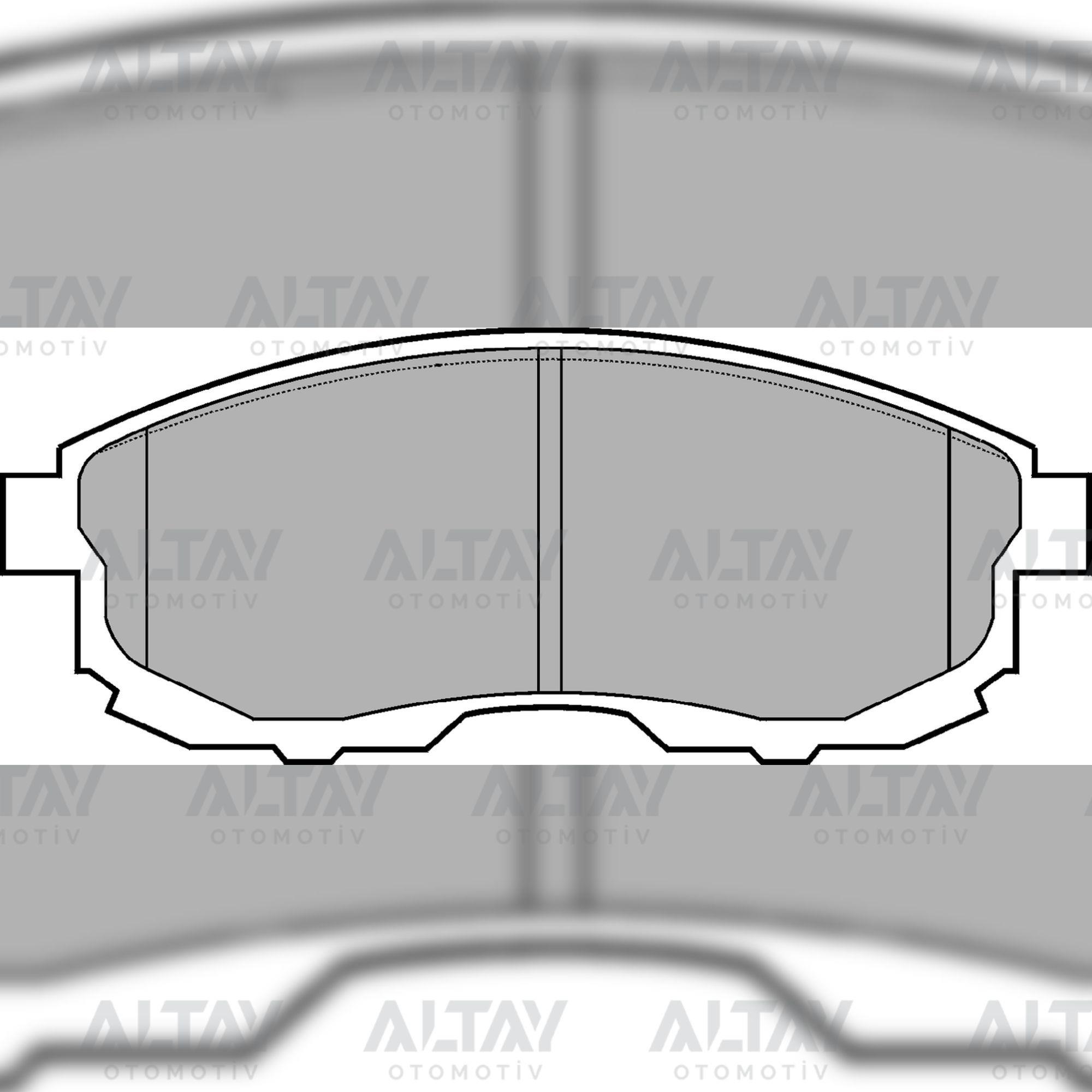FREN BALATA JUKE 11-18 / MAXIMA 01= / LATITUTE 11= / SX4 06= ÖN