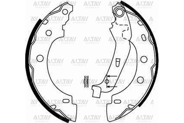 FREN BALATA KANGOO  98-08 / PRIMERA 96-02 KÜÇÜK TİP PABUÇ ARKA