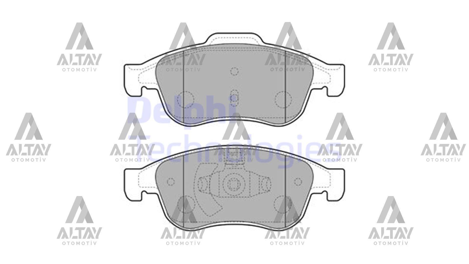 FREN BALATA MEGANE III 09= / FLUENCE 10-13 / CAPTUR 13= / LODGY 12-13 1.5DCI / JUKE 19= F16 / CLIO 5 / ÖN