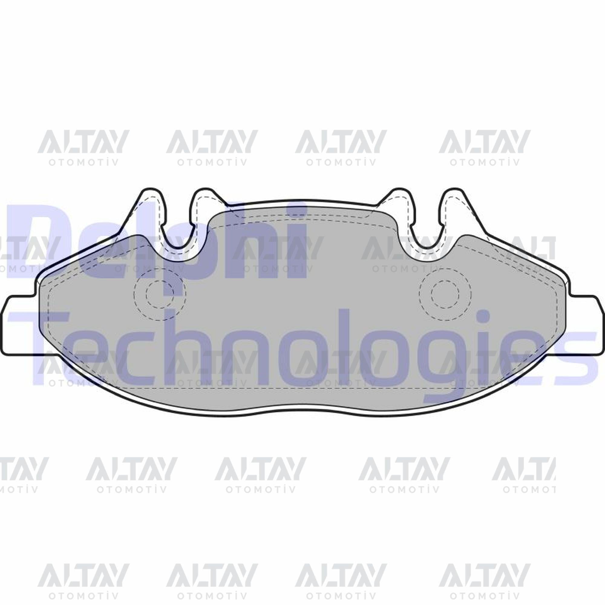 FREN BALATA MERCEDES VITO 03= 2.2 - 3.2 / 119 - 122 - 123 FİŞLİ ÖN