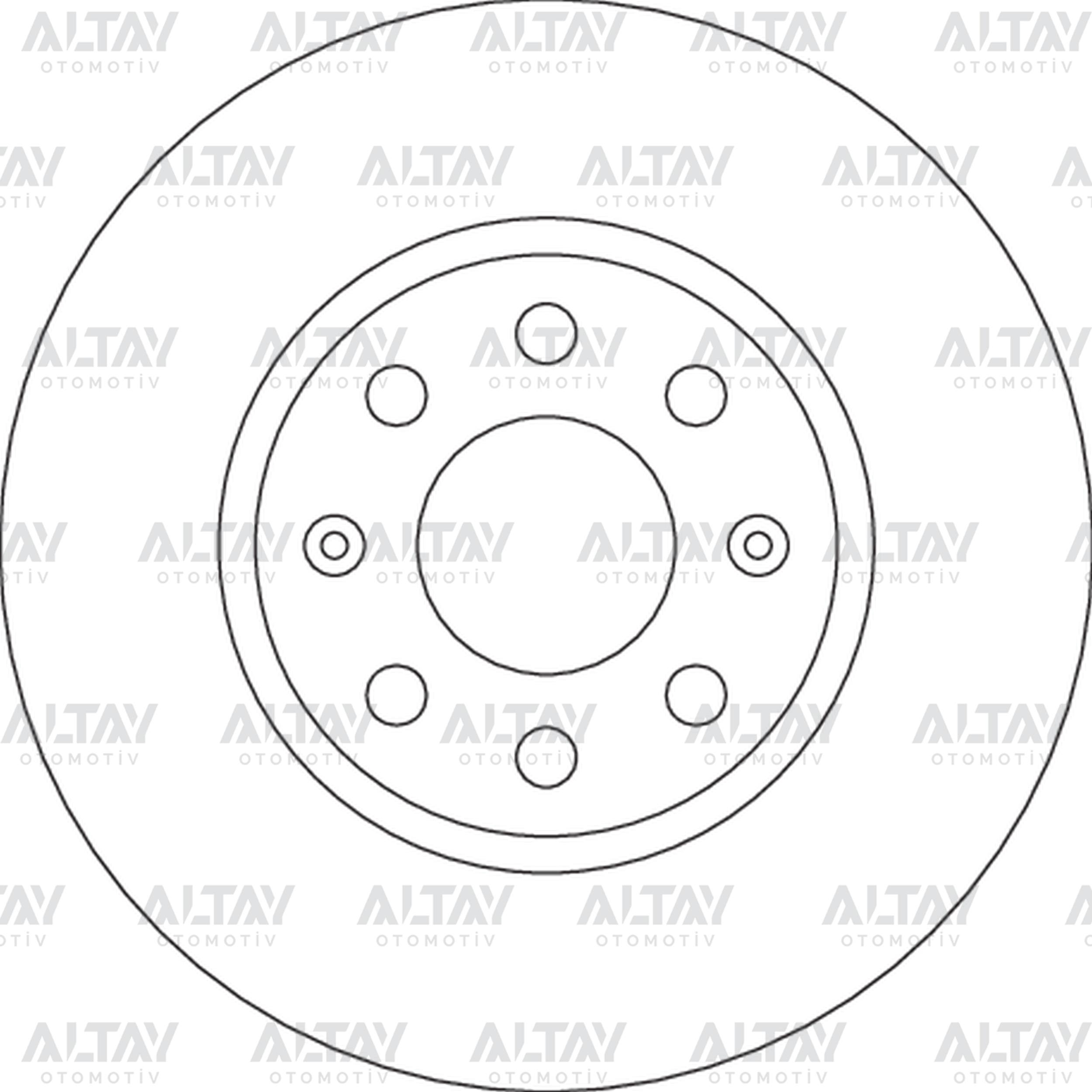FREN DİSKİ GRANDE PUNTO 05-12 / CORSA D 06-14 / ÖN HAVALI 257-4 (SET)