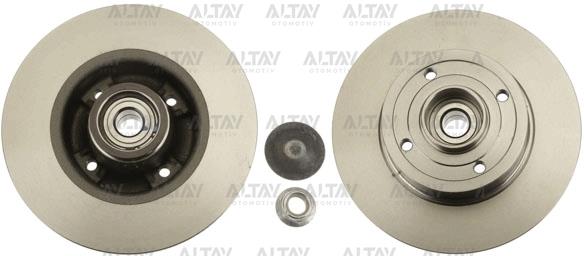 FREN DİSKİ MEGANE II 02-08 / CLIO III 05-12 ABSLİ PORYALI RULMANLI ARKA DÜZ 240-4 (ADET FİYAT)